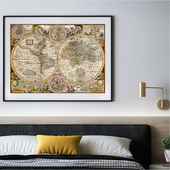 Image du produit Clementoni Old Map Jeu(x) de puzzle Cartes géographiques (3000 pièces)