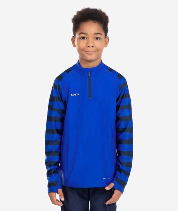 Image du produit Kipsta Sweatshirt Football 1/2 Zip Enfant - VIRALTO Kids bleu/bleu marine (14, 15, 16)