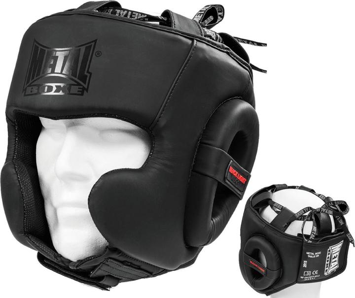 Produktbild MetalBoxe Boxhelm Semi Integral Black Light (One Size)