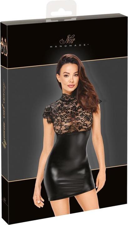 Noir Handmade Dress with lace (M)