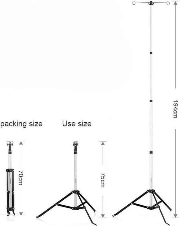 Image du produit Naturehike Outdoor Camping Teleskopständer für Lampe 70-194cm