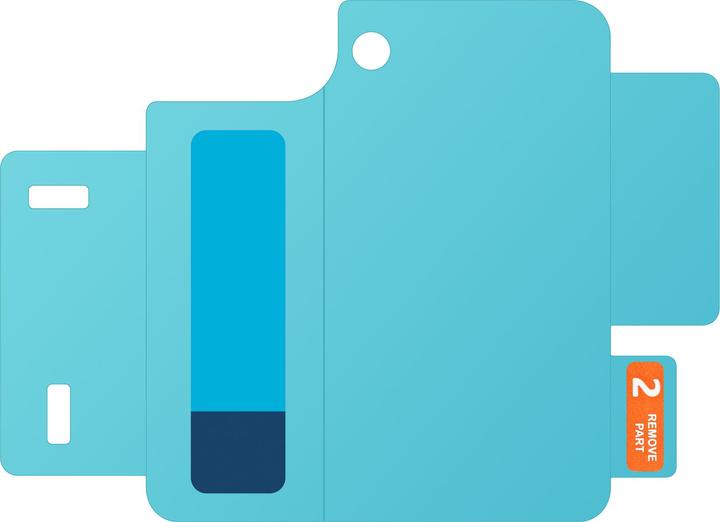 Actual product image Samsung Front Protection Film (2 Piece, Samsung Galaxy Z Flip5)