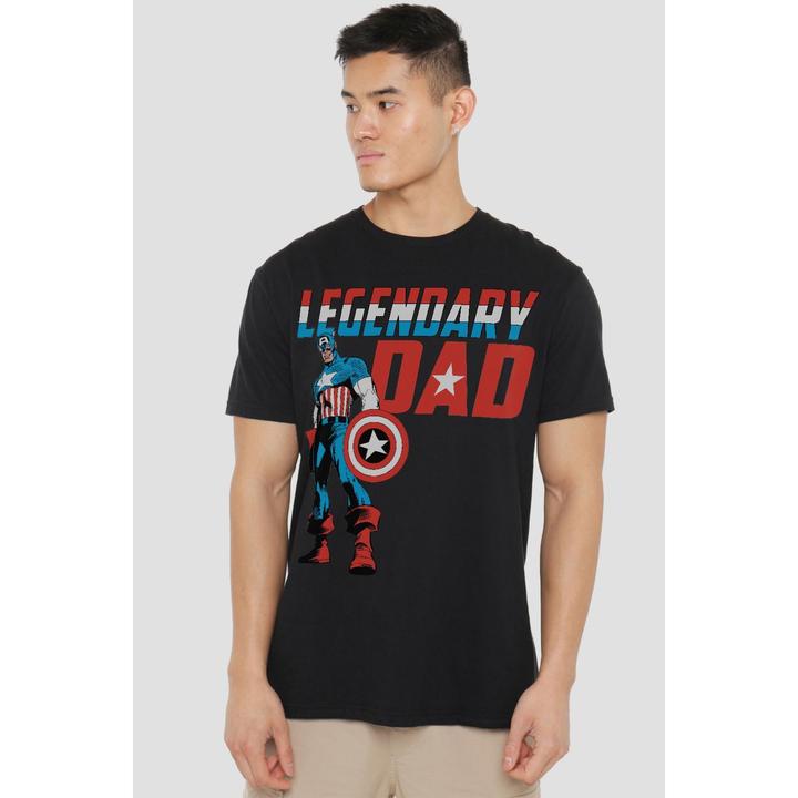 Immagine prodotto Captain America Legendary Dad Maglietta Uomo (XL)