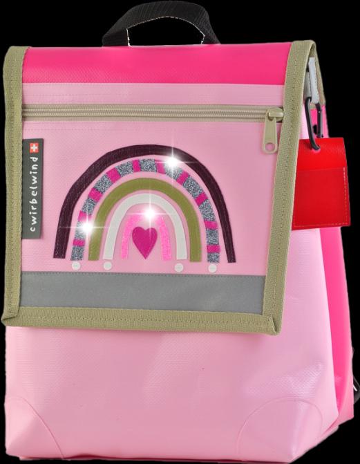 Cwirbelwind Kindergartenrucksack Boho Rainbow Glitzer