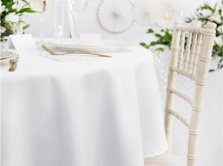 Partydeco Nappe, blanc, 300cm (1 pkt / 1 pc.) (30 x 30 x 30 x 30 cm)