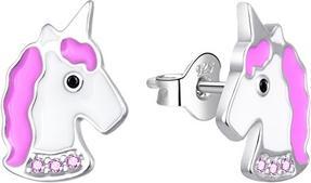 Image du produit Agato - Silver earrings with enamel Unicorns AGT-ED005PP