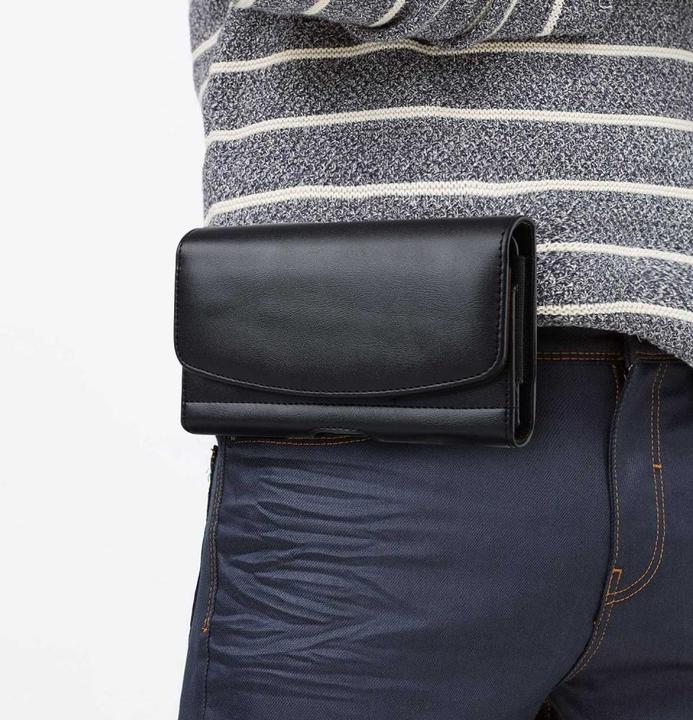 Immagine prodotto Werkstein Universal XXXL Leder Tasche mit Gürtelclip - Schwarz