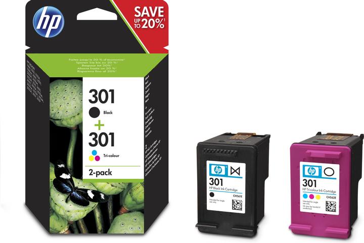Image du produit HP 301 Panier à encre Combo (M, CF, C, Y)