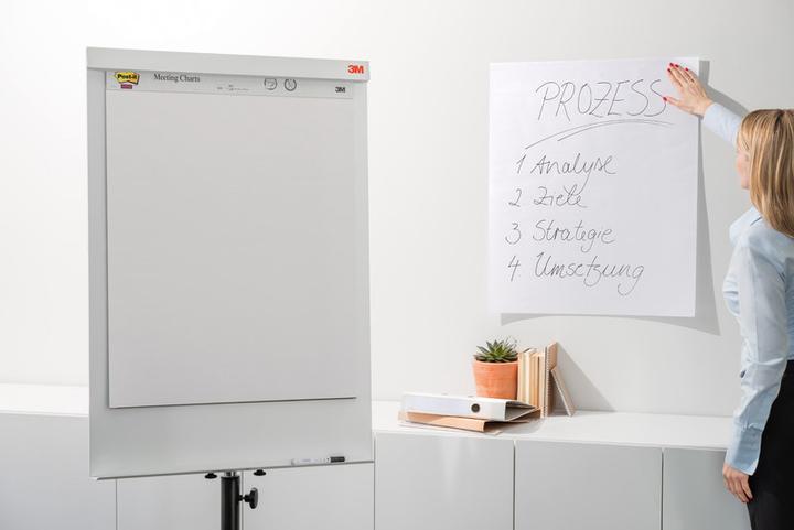 Produktbild 3M Post-it??? Super Sticky Meeting Chart, selbstklebend, weiss (63.5 x 77.5 cm)