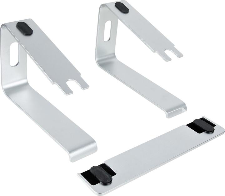 Image du produit StarTech com LAPTOP-STAND-SILVER, Supports de Notebook, Argent, 43,2 cm (17"), Aluminium, 5...