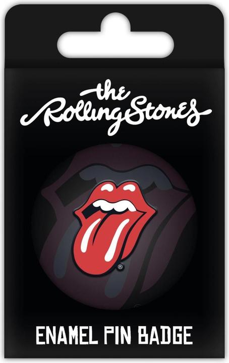 Actual product image The Rolling Stones Lips Badge Enamel