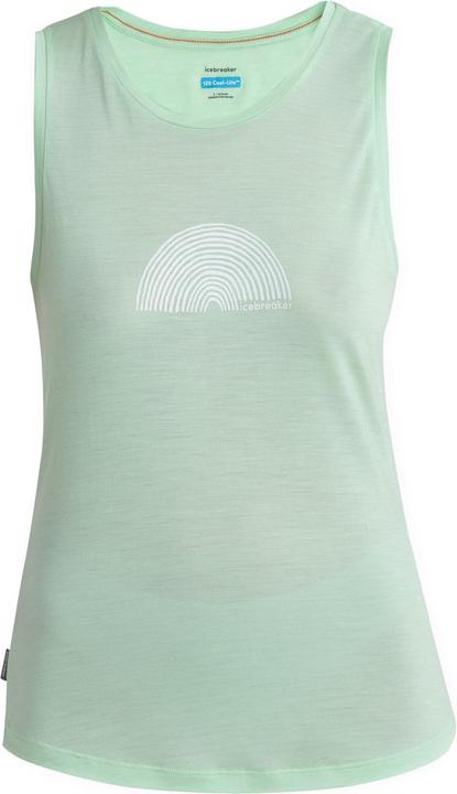 Actual product image Icebreaker Women Merino 125 Cool-Lite Sphere III Tank Summer Shine (M)