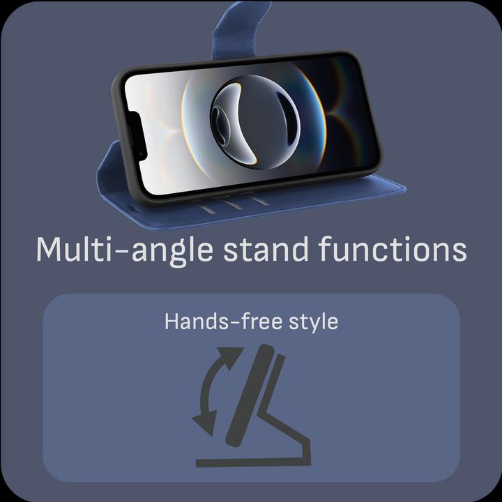 Produktbild Cazy Premium-Geldbörsen-Etui, Magnetisches Geldbörsen-Etui, Kartenfächer, Ständer (Apple iPhone 16e)