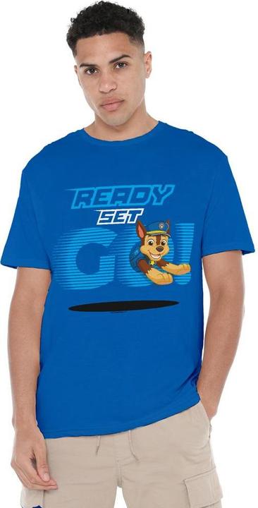 Immagine prodotto Paw Patrol Ready Set Go! Maglietta Chase Uomo (4XL)