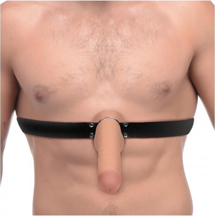 Actual product image Master Series Strap & Ride Dildo Strap Harness