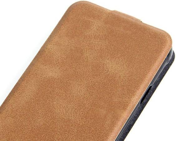 Produktbild MU Classic Leder Flipcase Hülle (Motorola Moto C Plus)