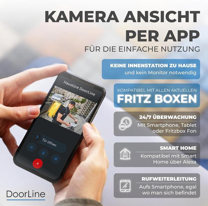 Actual product image Doorline 2-Familien-Video Türklingel