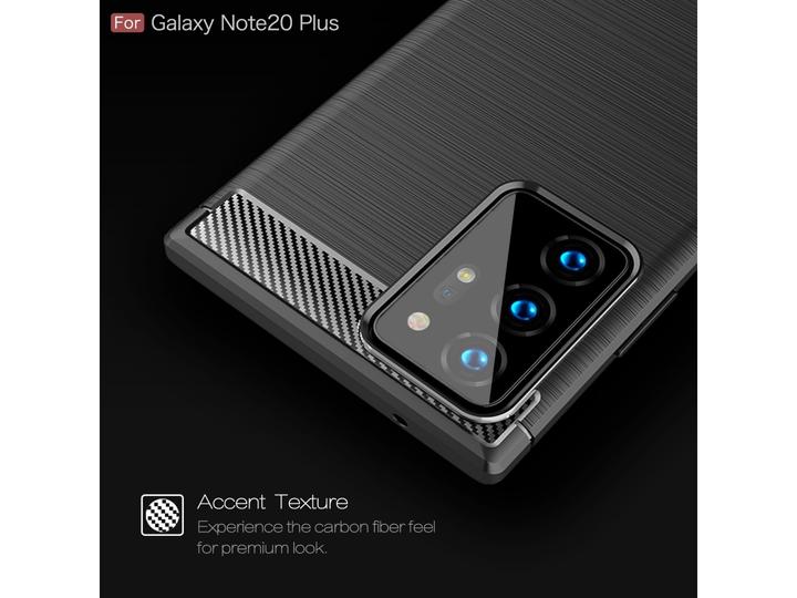 Image du produit Screenguard Samsung Galaxy Note20 Ultra Coque carbone brossé souple TPU (Samsung Galaxy Note 20 Ultra)