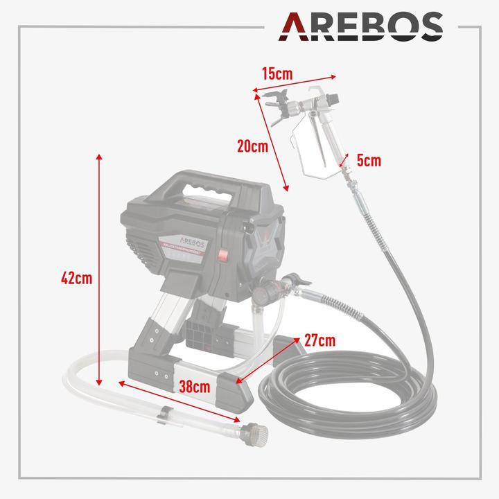Produktbild Arebos Airless Farbsprühgerät