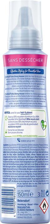 Actual product image NIVEA Ultra Strong Styling Mousse DUO (300 ml, Foaming agent)