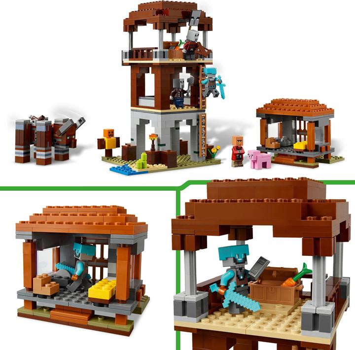 Actual product image LEGO Ein Verwüster am Plünderer-Aussenposten (21278, LEGO Minecraft)