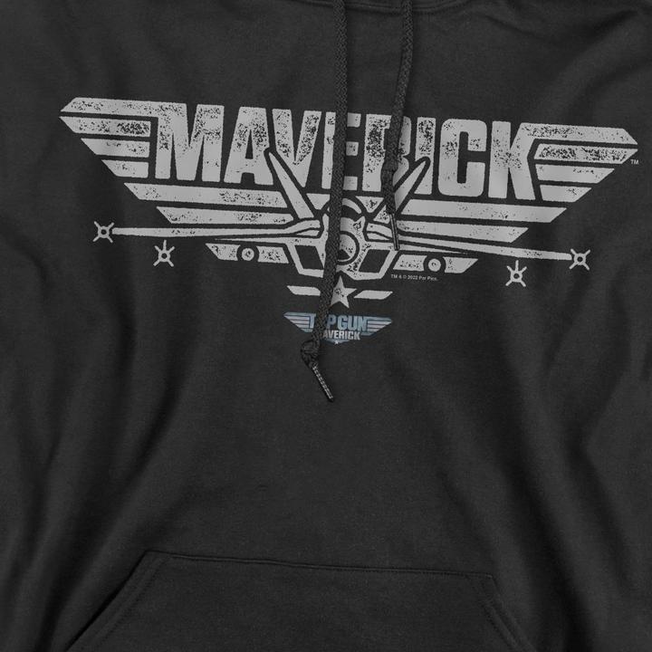 Immagine prodotto Top Gun Plane Felpa con Cappuccio Logo Uomo (L)