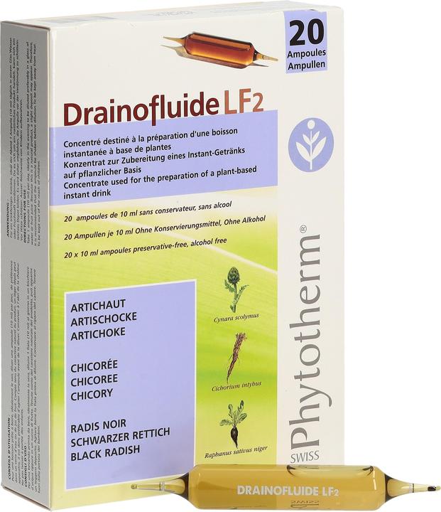 Actual product image Drainofluid LF No. 2 Ampoules (20 Piece, Ampoule, 358 g)