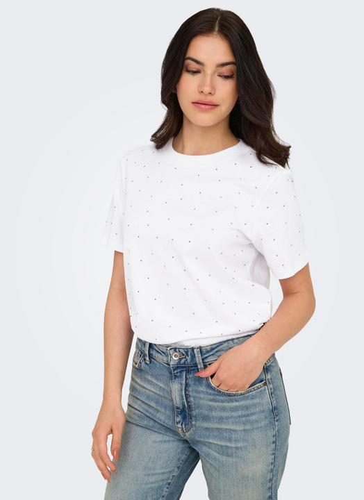 Produktbild Only Onlmonja S/S Studs Tee Jrs (S)