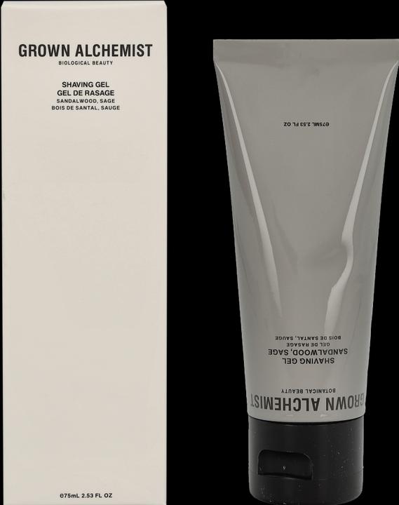Grown Alchemist GROWN Beauty - Shaving Gel: Sandalwood & Sage (75 ml, Rasiergel)