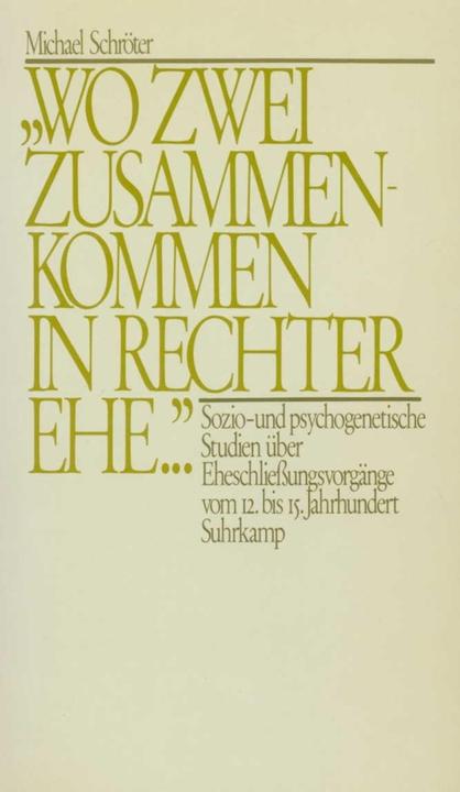 Actual product image "Where two come together in true marriage..." (German, Michael Schröter, 1985)