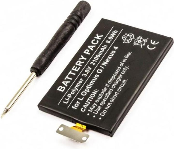 Image du produit LG Akku Nexus 4, E960, E970, E973, E975, F180, Maku