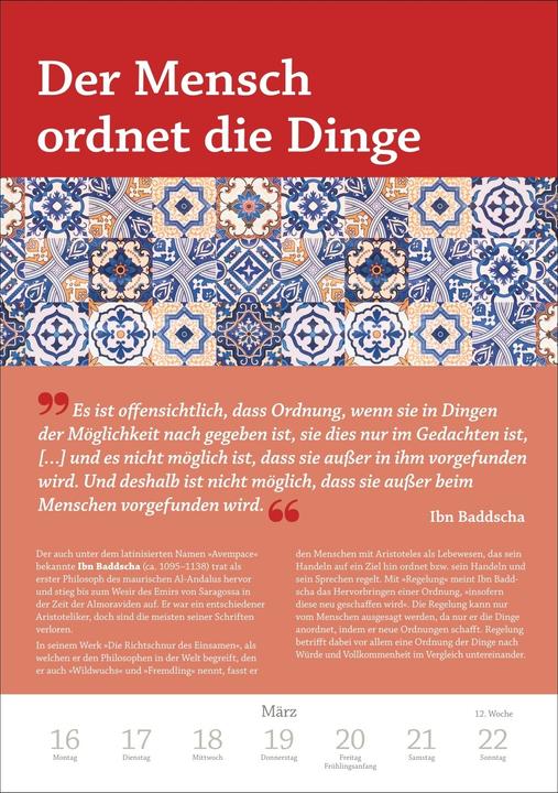 Actual product image Harenberg DIE ZEIT Philosophie Wochen-Kulturkalender 2026 - 53 Denkanstösse für 2026 (German)
