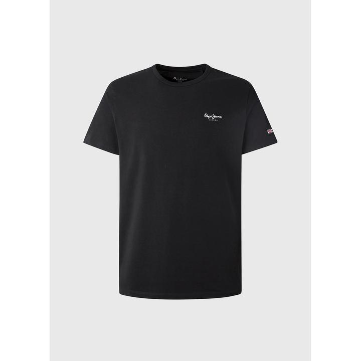 Actual product image Pepe Jeans Original Basic T-Shirt Short Sleeve Black (S)