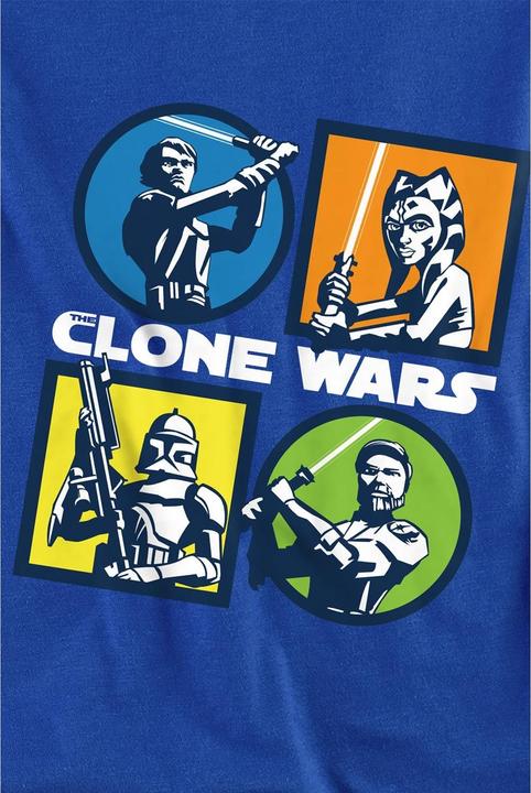 Actual product image Star Wars Unisex Adult Clone Wars Grid Sweatshirt (L)