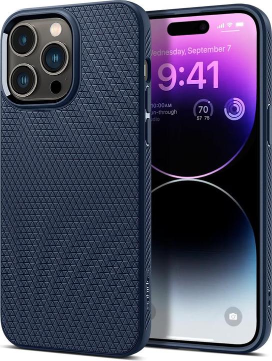 Produktbild Spigen Liquid Air for iPhone 14 Pro navy blue (Apple iPhone 14 Pro)