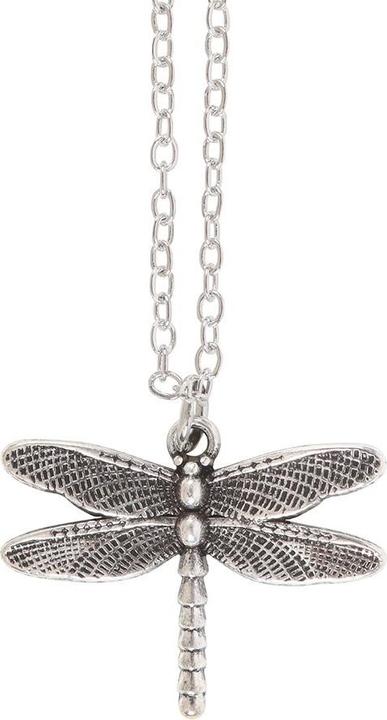 Actual product image Something Different Dragonfly Necklace & Card (100% synthetic material)