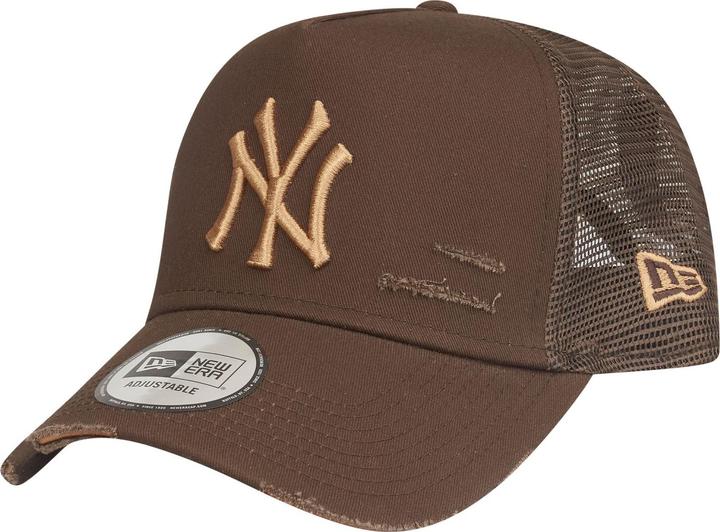 Produktbild New Era Mesh Trucker Cap DISTRESSED New York Yankees walnut