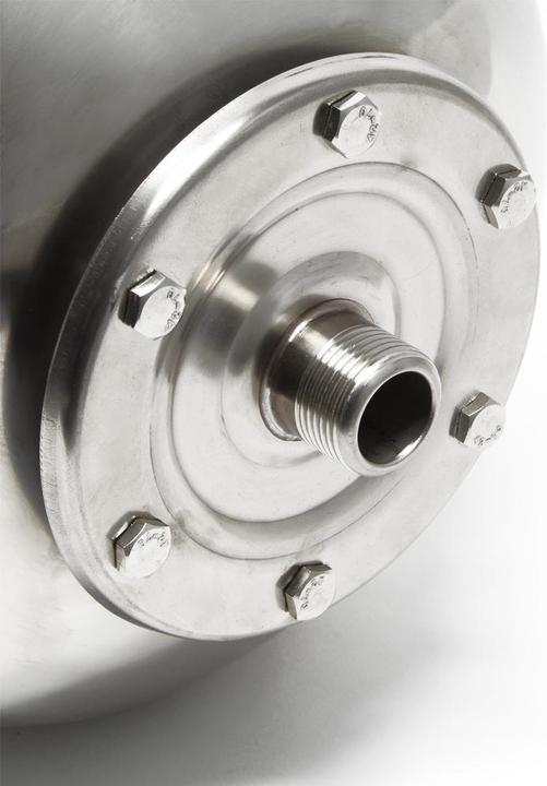 Actual product image Wiltec 24L INOX PRESSURE TANK Vessel WATER Natural Rubber Domestic Waterworks Stainless Steel (Domestic water pump)