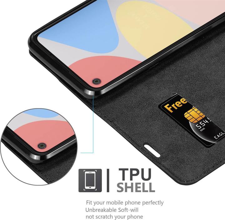 Actual product image Cadorabo Book Invisible Magnet Cover (Google Pixel 4a)
