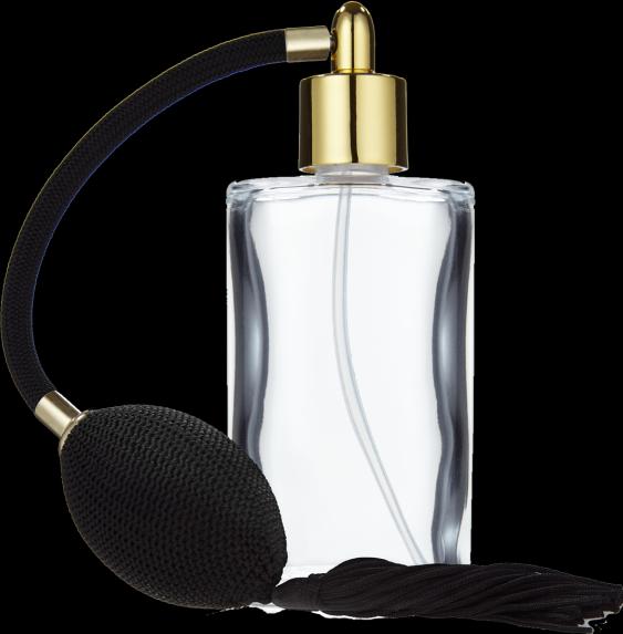 Immagine prodotto Bottiglia in vetro trasparente, ovale, con pompa a sfera, per 100 ml (100 ml)