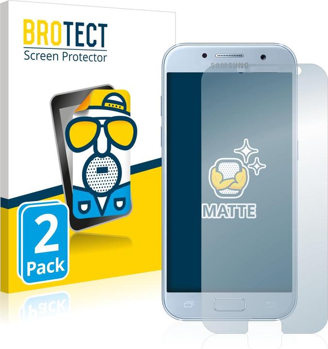 Image du produit BROTECT Film de protection antireflet Protection d'écran mat (2 pièce(s), Samsung Galaxy A5 (2017))