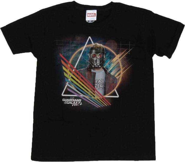 Guardians Of The Galaxy Neon Star Lord Masked TShirt Jungen