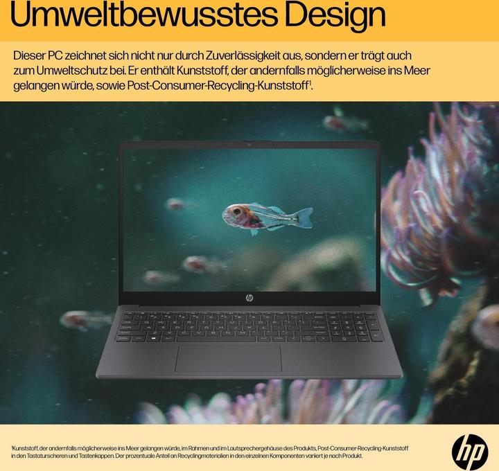 Image du produit HP 15-fc0456ng (15.60", AMD Ryzen 5 7520U, 16 Go, 512 Go, DE)