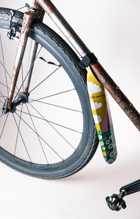 Actual product image Ass Savers SFR-1-JBP Speed Mullet Regular, mudguard FW, bits n peaces (special edition) (Mudguard down tube)