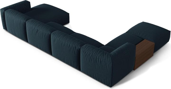 Actual product image Micadoni Modular Panoramic Left Corner Sofa, "Martina", 5 Seats, 406x280x75 Made in Europe (Sofa landscape)