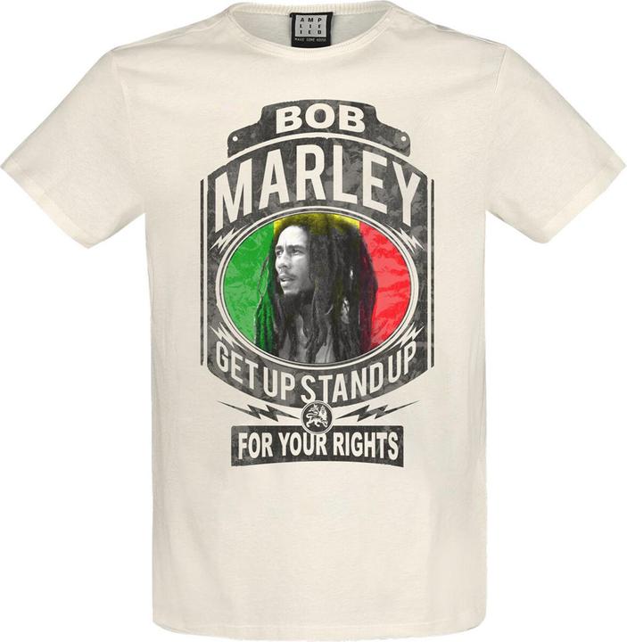 Image du produit Amplified - T-shirt style Bob Marley FIGHT FOR YOUR RIGHTS - Adulte (3XL)