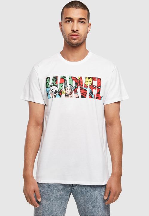 Actual product image Merchcode Marvel Logo Character Tee - 9628 (XS)