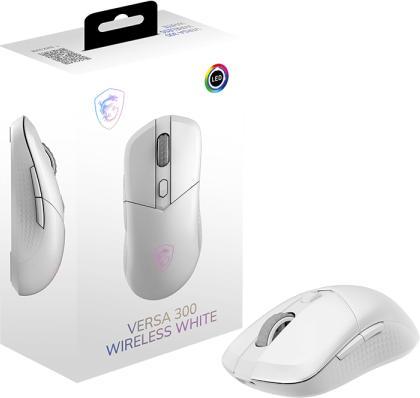 Produktbild MSI Versa 300W White Gaming Maus S12-4301440-CLA (S12-4301440-CLA) (Kabellos, Kabelgebunden)