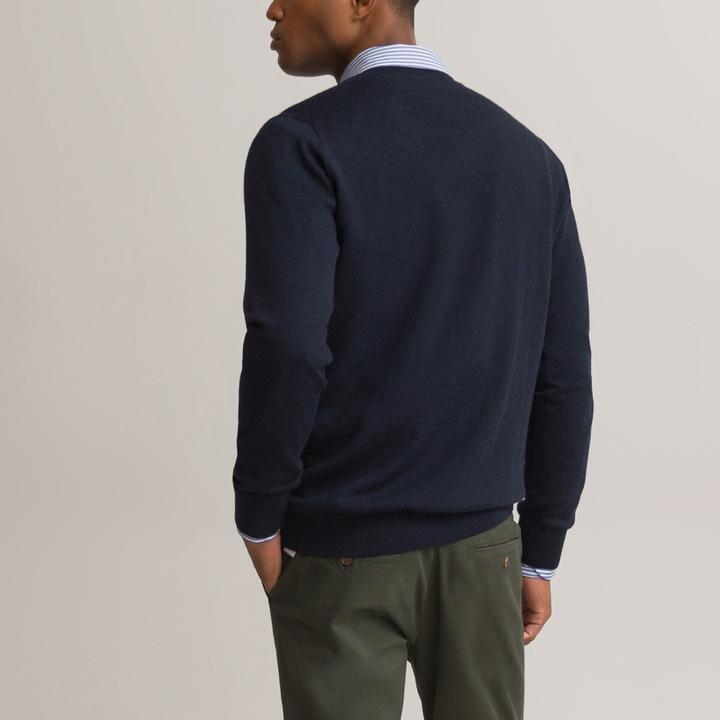 Produktbild La Redoute Collections Pullover mit V-Ausschnitt (3XL)