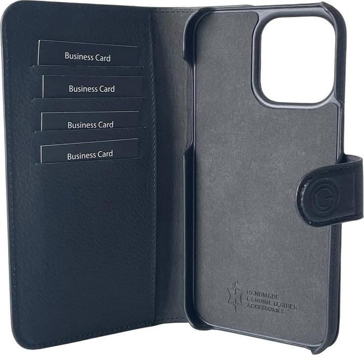 Produktbild Mike Galeli Book-Cover Echtleder Joss black (Apple iPhone 15 Pro Max)